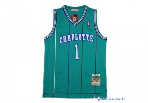 Maillot NBA Pas Cher Charlotte Hornets Tyrone Curtis Bogues 1 Vert