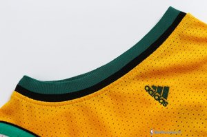 Maillot NBA Pas Cher Seattle Supersonics Ray Allen 34 Jaune