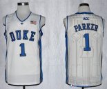 Maillot NCAA Pas Cher Duke Jabari Parker 1 Blanc