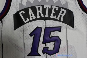 Maillot NBA Pas Cher Toronto Raptors Vince Carter 15 Retro Blanc