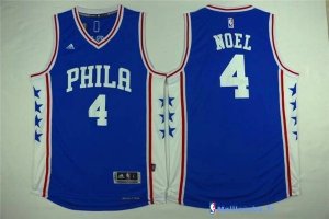 Maillot NBA Pas Cher Philadelphia Sixers Nerlens Noel 4 Bleu