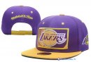 Bonnet NBA Los Angeles Lakers 2017 Noir Pourpre Jaune 1