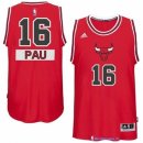 Maillot NBA Pas Cher Noël Chicago Bulls Pau 16 Rouge