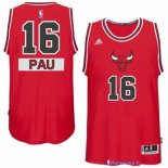 Maillot NBA Pas Cher Noël Chicago Bulls Pau 16 Rouge