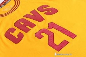 Maillot NBA Pas Cher Cleveland Cavaliers Andrew Wiggins 21 Jaune