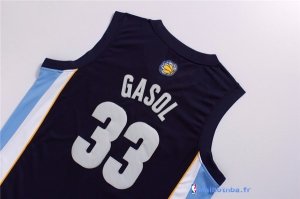 Maillot NBA Pas Cher Memphis Grizzlies Pau Gasol 33 Bleu