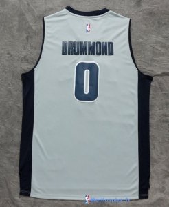 Maillot NBA Pas Cher Detroit Pistons Andre Drummond 0 Gris