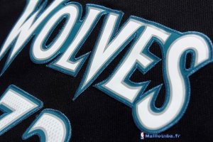 Maillot NBA Pas Cher Minnesota Timberwolves Karl Anthony 32 Towns Noir