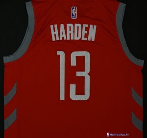 Maillot NBA Pas Cher Houston Rockets James Harden 13 Nike Rouge Ville 2017/18