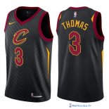 Maillot NBA Pas Cher Cleveland Cavaliers Isaiah Thomas 3 Noir Statement 2017/18