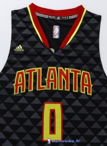 Maillot NBA Pas Cher Atlanta Hawks Jeff Teague 0 Noir