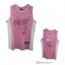 Maillot NBA Pas Cher Miami Heat Femme Dwyane Wade 3 Rose