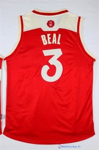 Maillot NBA Pas Cher Noël Washington Wizards Beal 3 Rouge