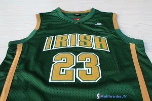 Maillot NCAA Pas Cher Irish LeBron James 23 Vert