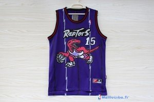 Maillot NBA Pas Cher Toronto Raptors Vince Carter 15 Retro Pourpre