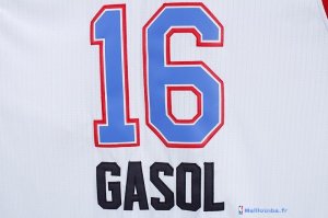 Maillot NBA Pas Cher All Star 2015 Pau Gasol 16 Blanc