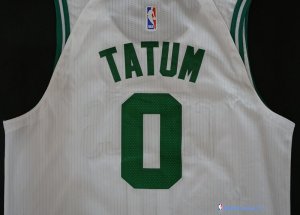 Maillot NBA Pas Cher Boston Celtics Jayson Tatum 0 Blanc 2017/18