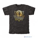 T-Shirt NBA Pas Cher Dallas Mavericks Noir Or