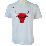 Maillot NBA Pas Cher Chicago Bulls Nike Blanc