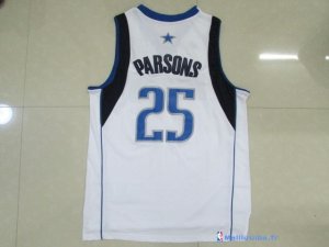 Maillot NBA Pas Cher Dallas Mavericks Chandler Parsons 25 Blanc