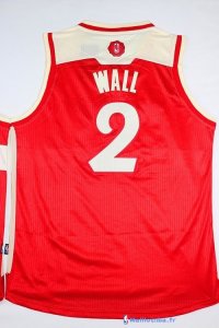 Maillot NBA Pas Cher Noël Washington Wizards Wall 2 Rouge