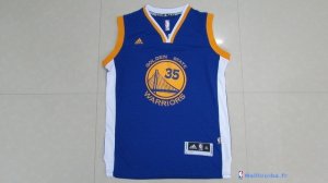 Maillot NBA Pas Cher Golden State Warriors Junior Kevin Durant 35 Bleu