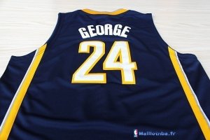 Maillot NBA Pas Cher Indiana Pacers Paul George 24 Bleu