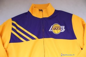 Survetement NBA Pas Cher Los Angeles Lakers Jaune Noir