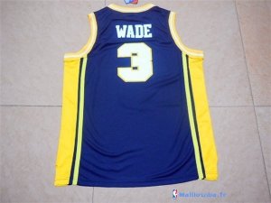 Maillot NCAA Pas Cher Marquette Dwyane Wade 3 Bleu