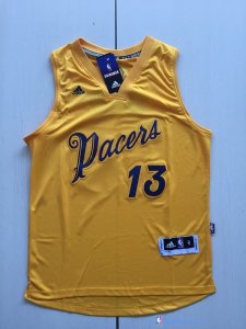 Maillot NBA Pas Cher Noël Indiana Pacers Paul George 13 Jaune