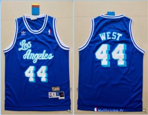 Maillot NBA Pas Cher Los Angeles Lakers Jerry West 44 Bleu