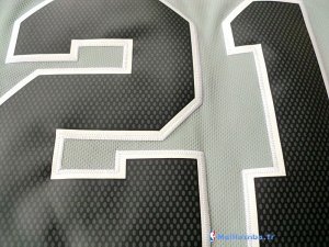 Maillot NBA Pas Cher San Antonio Spurs Tim Duncan 21 Gris