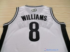 Maillot NBA Pas Cher Brooklyn Nets Deron Michael Williams 8 Blanc