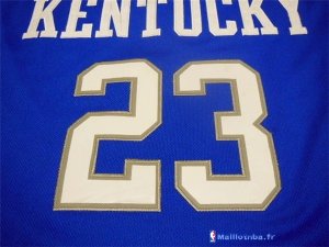 Maillot NCAA Pas Cher Kentucky Anthony Davis 23 Bleu