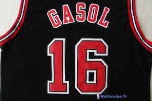 Maillot NBA Pas Cher Chicago Bulls Pau Gasol 16 Noir