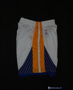 Pantalon NBA Pas Cher Golden State Warriors Nike Blanc