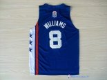 Maillot NBA Pas Cher New York Knicks Ray Williams 8 Bleu