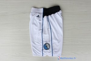 Pantalon NBA Pas Cher Dallas Mavericks Blanc