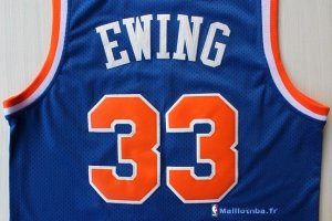 Maillot NBA Pas Cher New York Knicks Patrick Ewing 33 Bleu