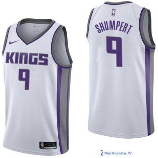 Maillot NBA Pas Cher Sacramento Kings Iman Shumpert 9 Blanc Association 2017/18