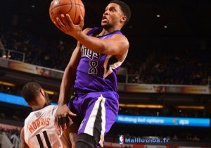 Maillot NBA Pas Cher Sacramento Kings Rudy Gay 8 Pourpre