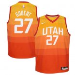 Utah Jazz Rudy Gobert Nike Gold Swingman Jersey Jersey – City Edition