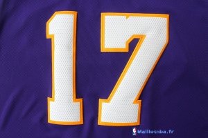 Maillot NBA Pas Cher Los Angeles Lakers Jeremy Lin 17 Pourpre