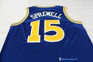 Maillot NBA Pas Cher Golden State Warriors Latrell Sprewell 15 Bleu