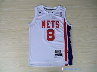 Maillot ABA Pas Cher Brooklyn Nets Willams 8 Blanc