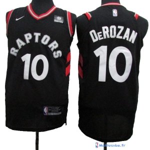 Maillot NBA Pas Cher Toronto Raptors DeMar DeRozan 10 Noir 2017/18