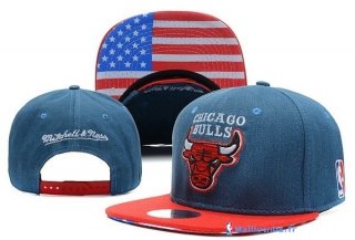 Bonnet NBA Chicago Bulls USA 2016 Drapeau Bleu