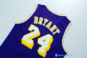 Maillot NBA Pas Cher Los Angeles Lakers Kobe Bryant 24 Retro Pourpre