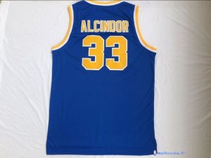 Maillot NCAA Pas Cher UCLA Kareem Abdul Jabbar 33 Bleu