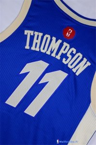 Maillot NBA Pas Cher Noël Minnesota Timberwolves Thompson 11 Bleu